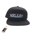 RGB Color Scrolling Message LED Cap with APP Programmable LED Screen USB Rechargeable LED Baseball Cap Luminous Party Light Hat