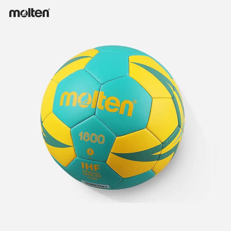 Bola de Handebol Molten HX1800 Sem Inflação Tamanho Padrão Oficial 0/1/2/3 PU Costurada à Mão para Treinamento Indoor de Crianças