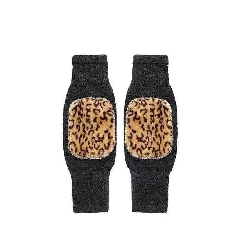 Cashmere Winter Knee Brace Thermal Leg Knee Warmer Sleeve for Women Men Wool KneePad Support for Joint Pain Tendonitis Arthritis