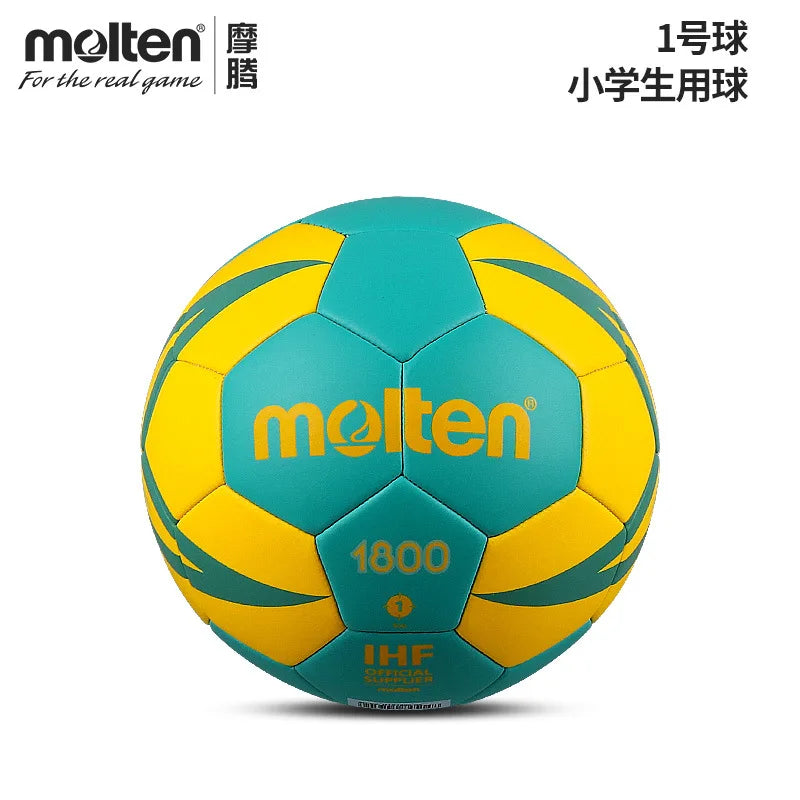 Bola de Handebol Molten HX1800 Sem Inflação Tamanho Padrão Oficial 0/1/2/3 PU Costurada à Mão para Treinamento Indoor de Crianças