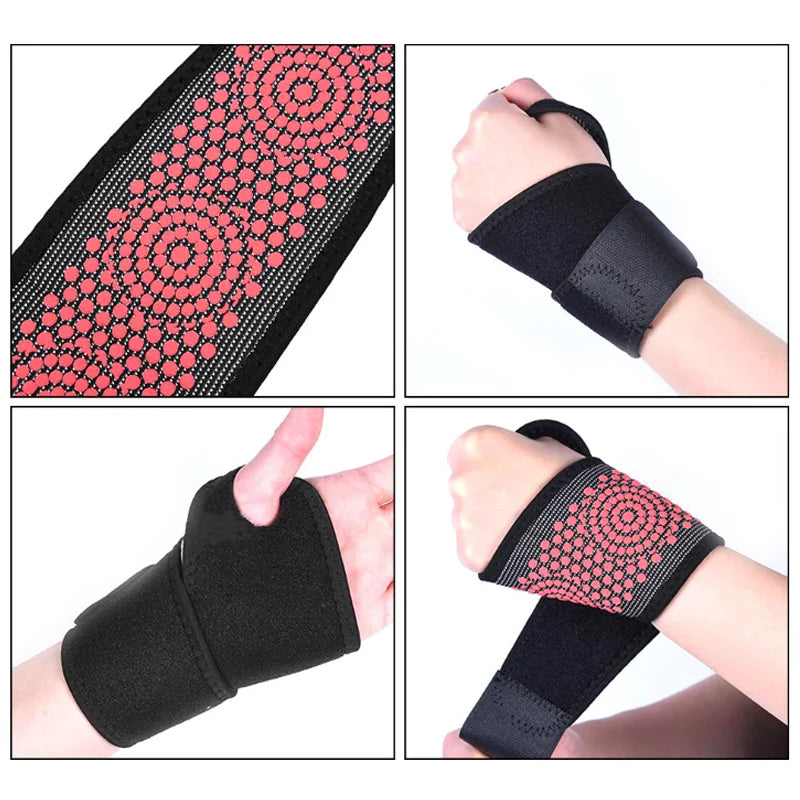 Magnetic Wrist Brace for Carpal Tunnel Relief Wrist Compression Glove Wrist Support Sleeves for Tendonitis Yoga Arthritis Wrist