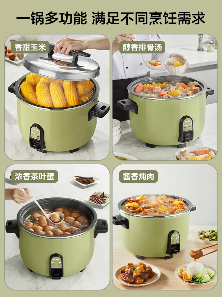 Supor new rice cooker commercial large capacity 13L old-fashioned large rice cooker intelligent multi-function non-stick canteen